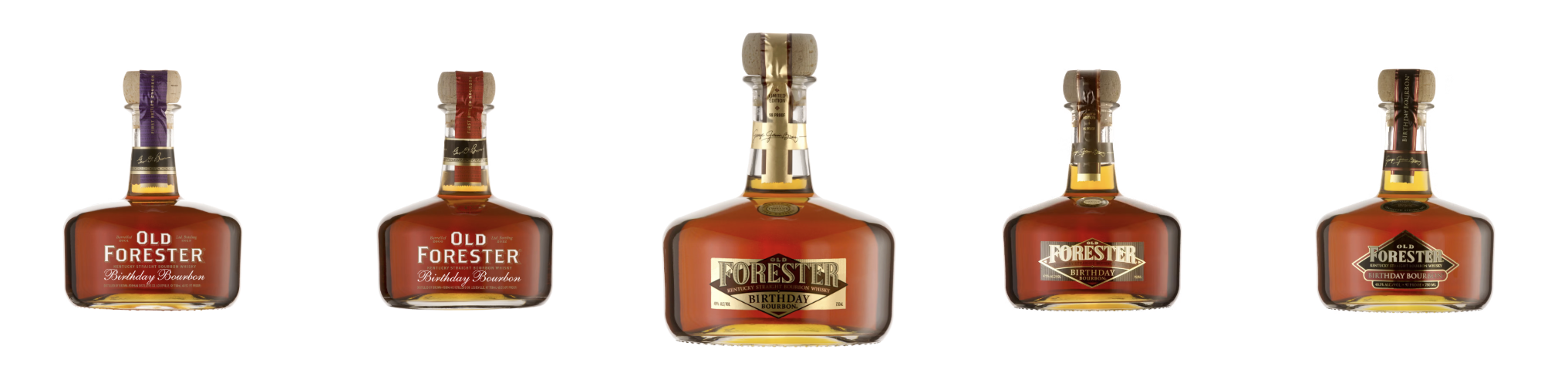 Old Forester Birthday Bourbon Whiskey vintage