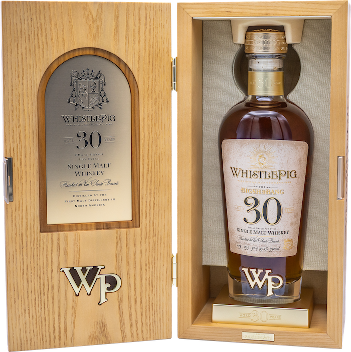 WhistlePig Big Shebang Single Malt 30 year old whiskey