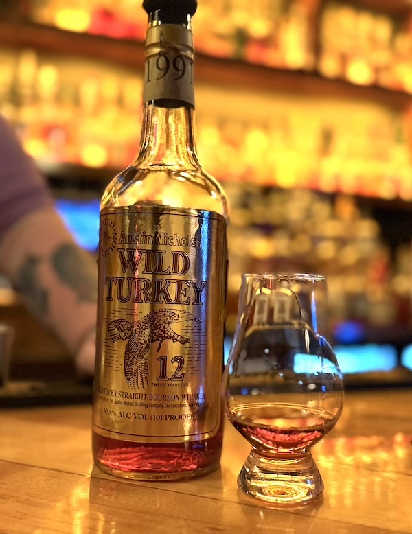 Wild Turkey 12 cheese foil vintage