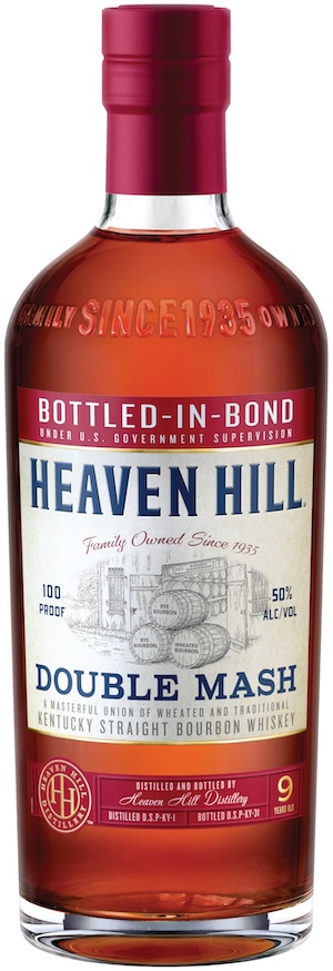 Heaven Hill Double Mash Bourbon combining traditional and wheated bourbon mashbills