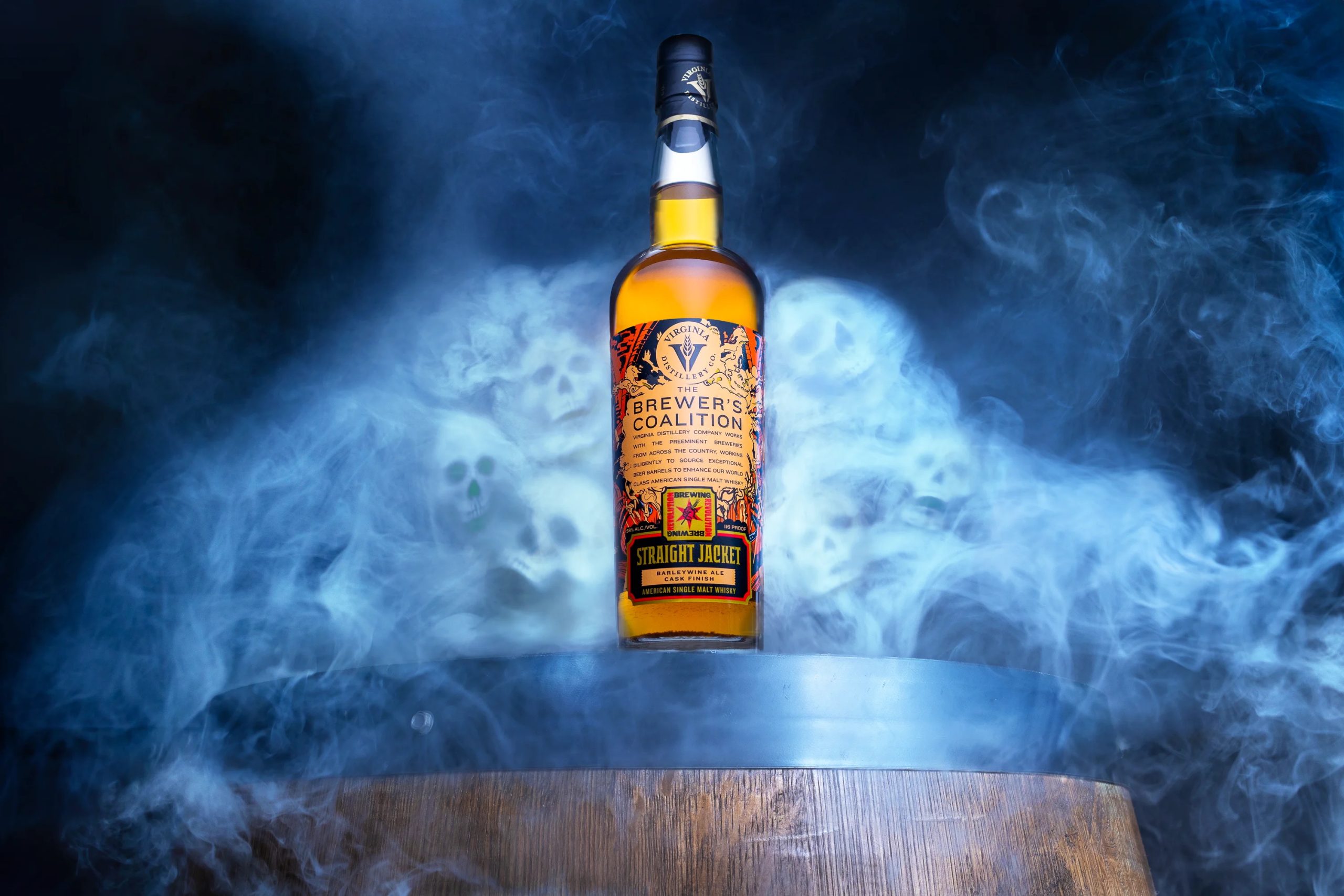Straight Jacket Revolution Brewing Whiskey